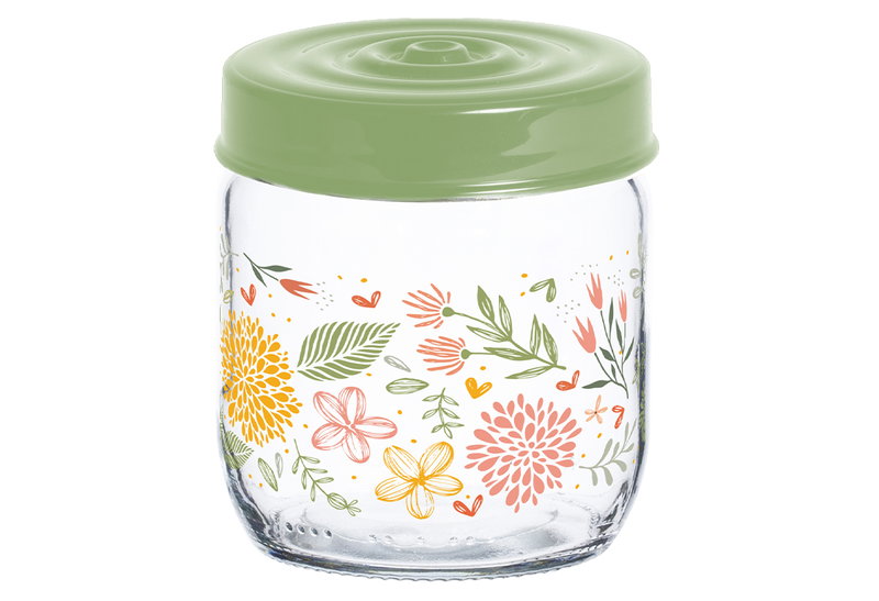 Βάζο Αποθήκευσης Marva Home Botanica 425ml