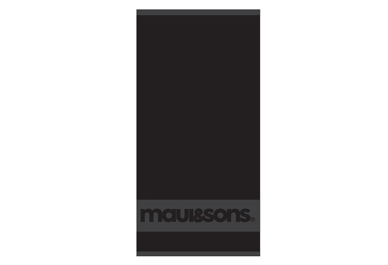 Πετσέτα Θαλάσσης Maui&Sons 170x80cm Γκρι