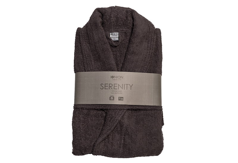 Μπουρνούζι Ionion Serenity S/M Dark Grey