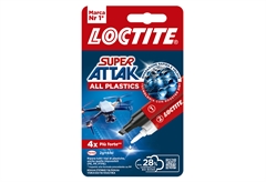 Κόλλα Στιγμής Loctite Super Attak All Plastics 2gr+4ml