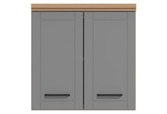Ντουλάπι Κρεμαστό Forma Ideale Valencia Μ60xΠ32xΥ61cm Γκρι/Natural