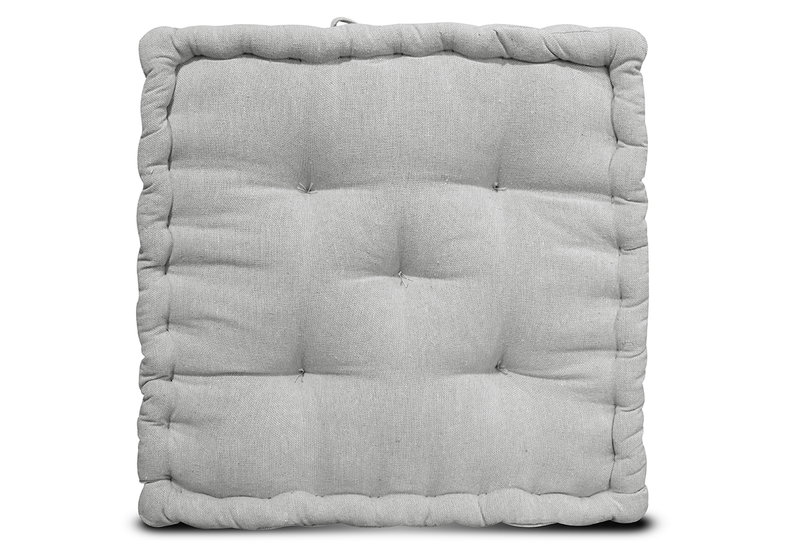 Μαξιλάρι Δαπέδου Easy Home Indra 60x60cm Γκρι