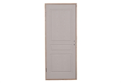 Πόρτα HDF Τύπου P 76x205cm Άβαφη Ασταρωμένη Αναστρέψιμη με Κάσα