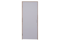 Πόρτα HDF Τύπου L 66x205cm Άβαφη Ασταρωμένη Αναστρέψιμη με Κάσα