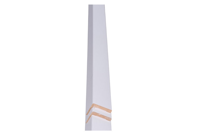Σετ Ρυθμιζόμενα Περβάζια MDF 12x65mm Λευκά για Μεγάλες Πόρτες