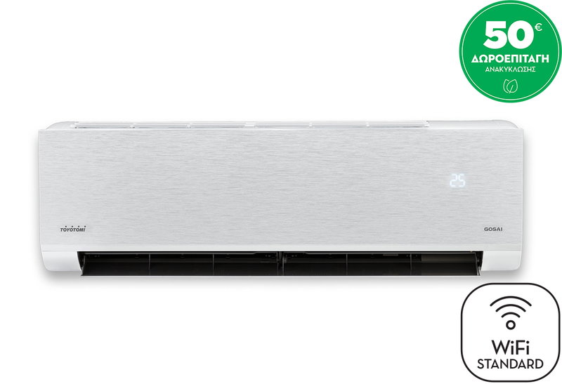 Toyotomi Gosai AI GTN-12CMWAI/GTG-012CMWAI Κλιματιστικό Inverter 12000BTU