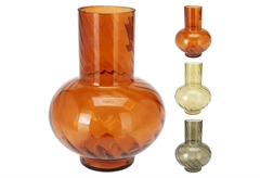 Γυάλινο Βάζο Glenda 23cm σε 3 Σχέδια