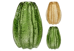 Γυάλινο Βάζο Carambola 20cm σε 2 Σχέδια