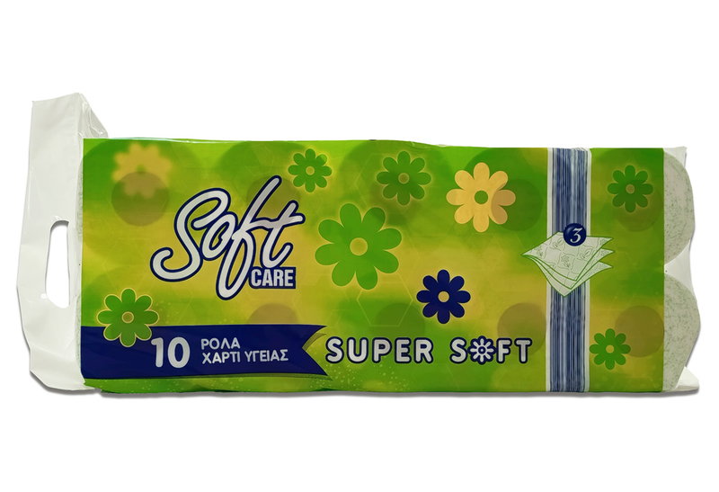 Χαρτί Υγείας Softcare Decor 3Φυλλο 10 Ρολά 90gr