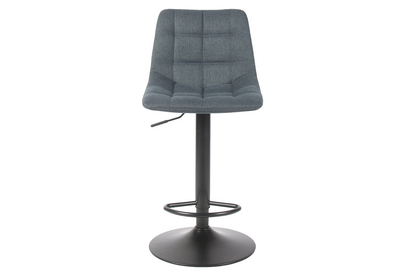 Σκαμπό Μπαρ Rogier Μ45xΠ43.5xΥ91-113cm Ανθρακί