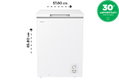Hisense FT100N1BWE Καταψύκτης Μπαούλο