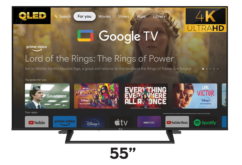 F&U FLG55145QL QLED 4K UHD Smart Τηλεόραση 55"