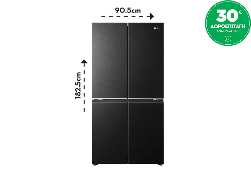 Haier HCR59F18DNMB Ψυγείο Ντουλάπα