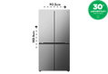 Haier HCR59F18DNMM Ψυγείο Ντουλάπα