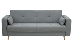 Καναπές Κρεβάτι Τριθέσιος Riga Γκρι 226x85cm
