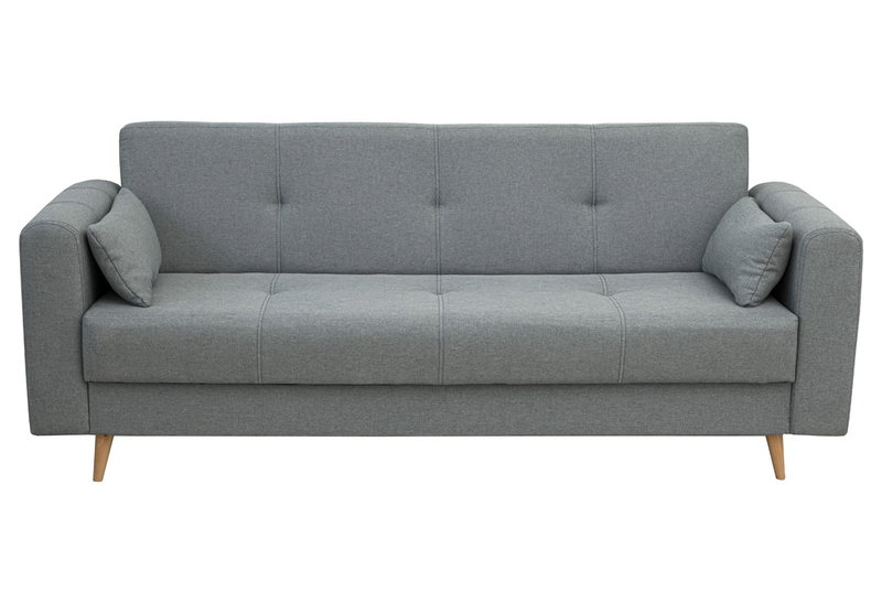 Καναπές Κρεβάτι Τριθέσιος Riga Γκρι 226x85cm