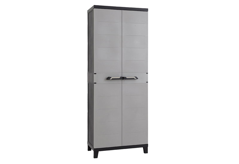 Ντουλάπα Πλαστική Δίφυλλη Toomax Prime Μ66xΠ40xΥ172cm με 3 Ράφια & Χώρισμα