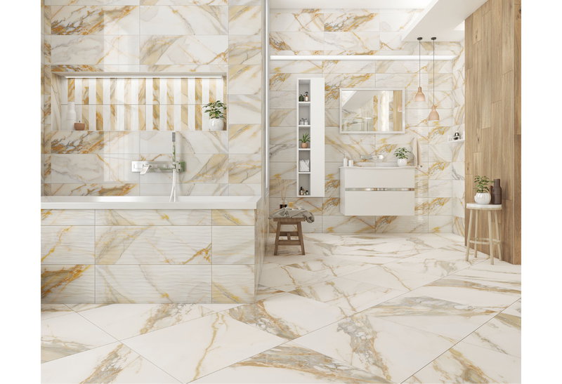 Πλακάκι Τοίχου Κεραμικό Marble Excelsis 25x75cm