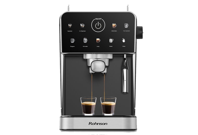 Rohnson R-98033B Μηχανή Espresso Χειροκίνητη 1350W