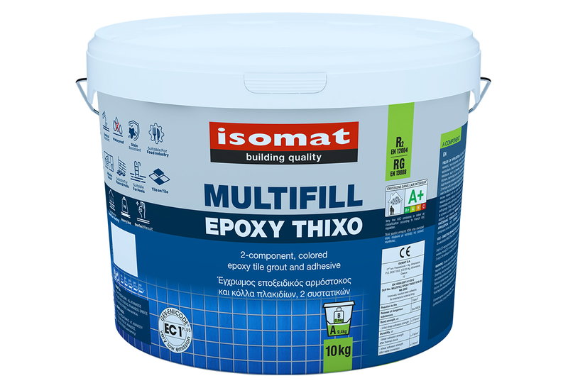 Αρμόστοκος Isomat Epoxy Thixo Ανοιχτό Γκρι 10kg