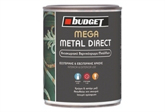 Αντισκωριακό Βερνίκι Budget Mega Metal Direct Μαύρο 2.5lt