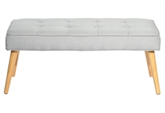 Πάγκος Harmony Μ102xΠ42xΥ45cm Γκρι