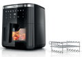 Bosch MAF671B1 Series 6 Φριτέζα Αέρος 7.2lt