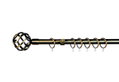 Κουρτινόβεργα Central Home Sun Επεκτεινόμενη Φ16/19mm 120/210cm Μπρονζέ