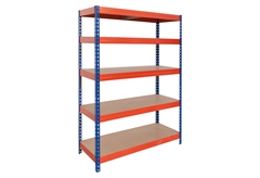 Ραφιέρα Μεταλλική Rivet Μ100xΠ50xΥ192cm με 5 Ράφια