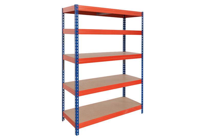 Ραφιέρα Μεταλλική AR Shelving Rivet Μ100xΠ50xΥ192cm με 5 Ράφια