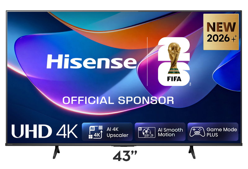 Hisense 43A6S 4K UHD Smart Τηλεόραση 43"