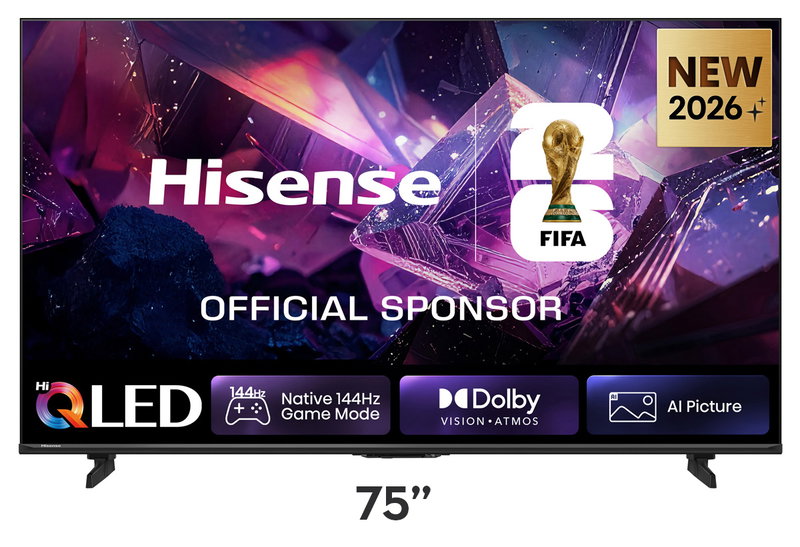 Hisense 75E7S Pro Hi-QLED 4K UHD Smart Τηλεόραση 75"