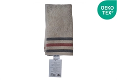 Πετσέτα Χεριών Caressa Stripes 50x30cm Μπεζ