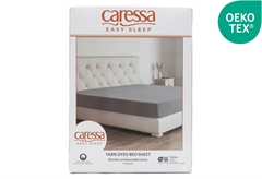 Σεντόνι Μονό Caressa Γκρι 240x160cm