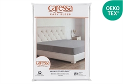 Σεντόνι Διπλό Caressa Γκρι 260x220cm