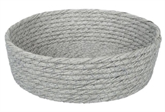 Καλάθι Espiel Rattan Φ18x6cm Γκρι