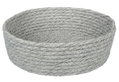 Καλάθι Espiel Rattan Φ20x6cm Γκρι