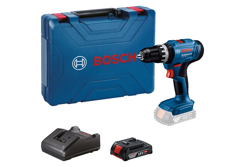 Σετ Bosch Pro GSB 18V-25 Κρουστικό Δραπανοκατσάβιδο 18V με Μπαταρία & Φορτιστή