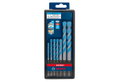 Σετ Τρυπάνια Πολλαπλών Υλικών Bosch Robust Line HEX-9 Multi Construction 4-12mm 7τμχ