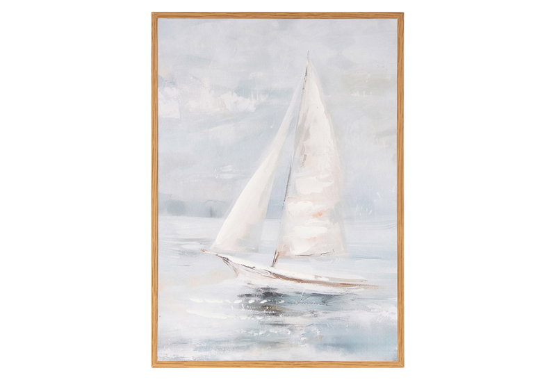 Κάδρο Eurolamp Sailboat 34x24cm