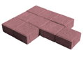 Κυβόλιθος 10x10cm Κόκκινος