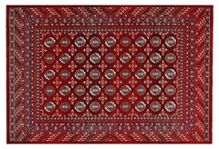 Χαλί Polcarpet Kazak Frieze Soft 290x200cm (865 BORDEAUX)
