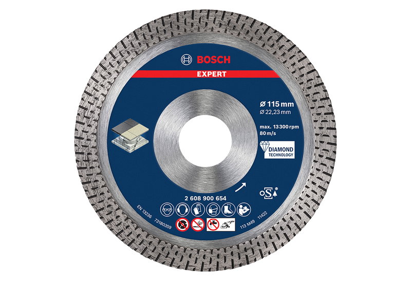 Διαμαντόδισκος Πλακιδίων Bosch Expert Hard Ceramic 115x1.4mm