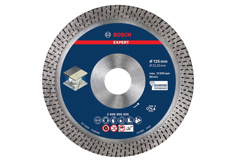 Διαμαντόδισκος Πλακιδίων Bosch Expert Hard Ceramic 125x1.4mm