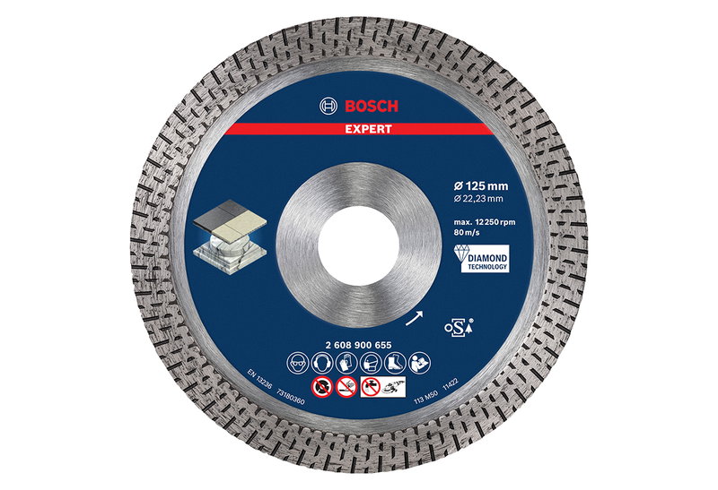 Διαμαντόδισκος Turbo Bosch Pro Standard Universal 125x2mm