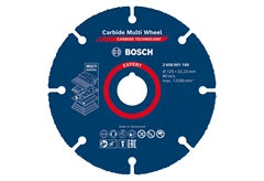 Δίσκος Κοπής Πολλαπλών Χρήσεων Bosch Expert Carbide Multi 125mm