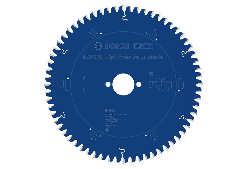 Πριονοδίσκος Bosch Expert Radial 216x2.8x1.8mm