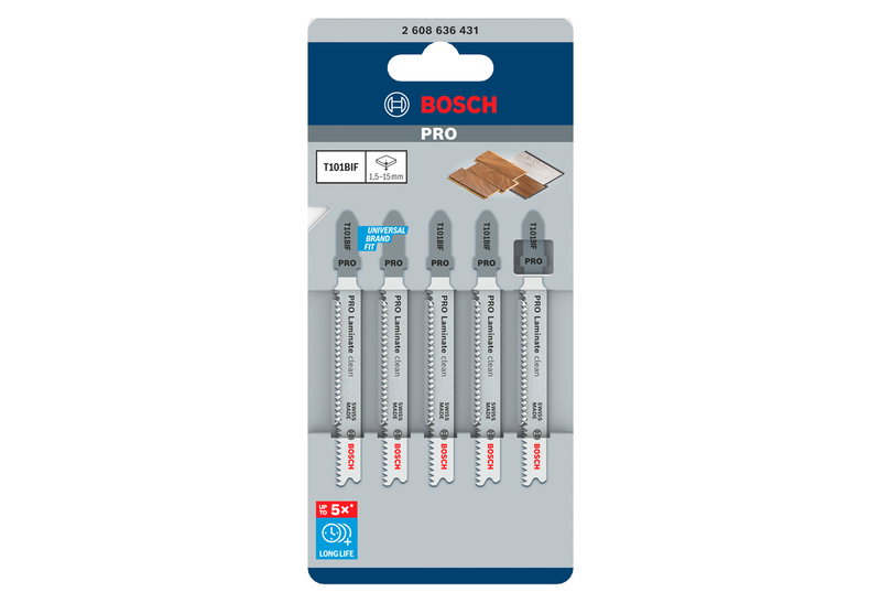 Λάμες Σέγας Bosch Pro Laminate Clean Reverse T101BIF 83x1.7mm