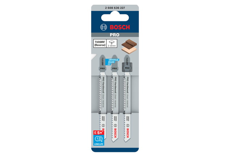 Λάμες Σέγας Bosch Pro Hardwood Clean Reverse T101BRF 100x2.5mm