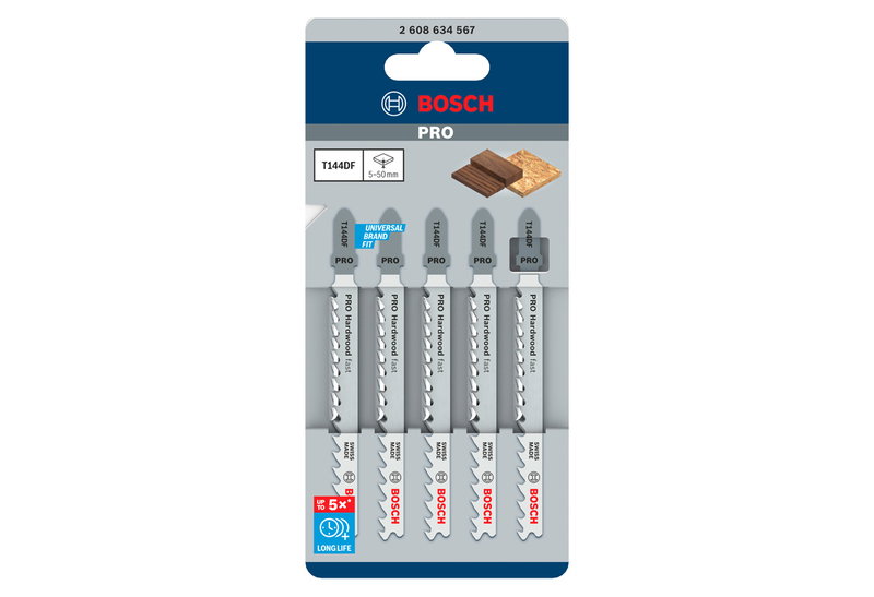 Λάμες Σέγας Bosch Pro Hardwood Fast T144DF 100x4-5.2mm